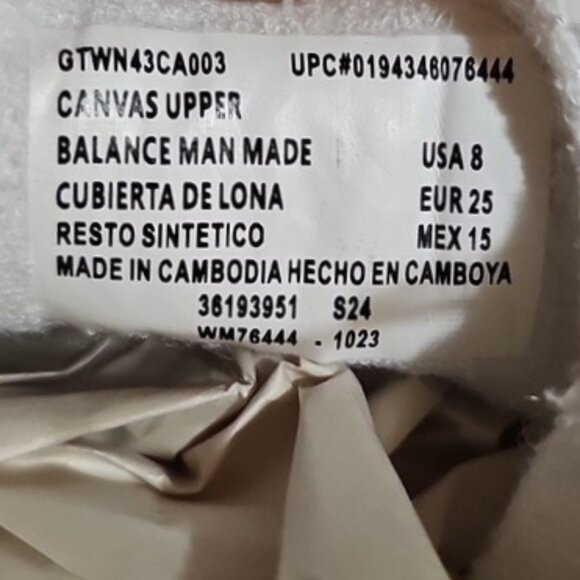 Wonder Nation Kids Size 8 White Canvas No Tie Shoes NWOT - Picture 11 of 14